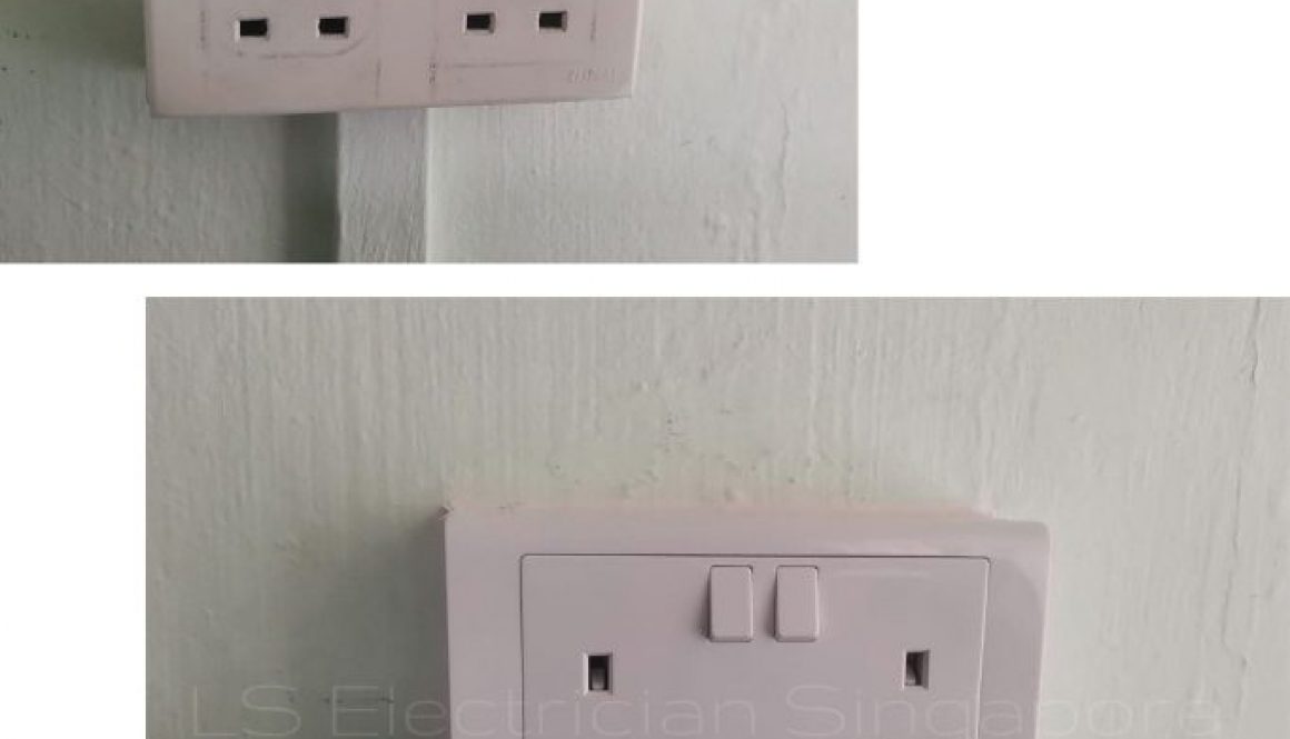 Supply And Replace 2x13A Power Socket