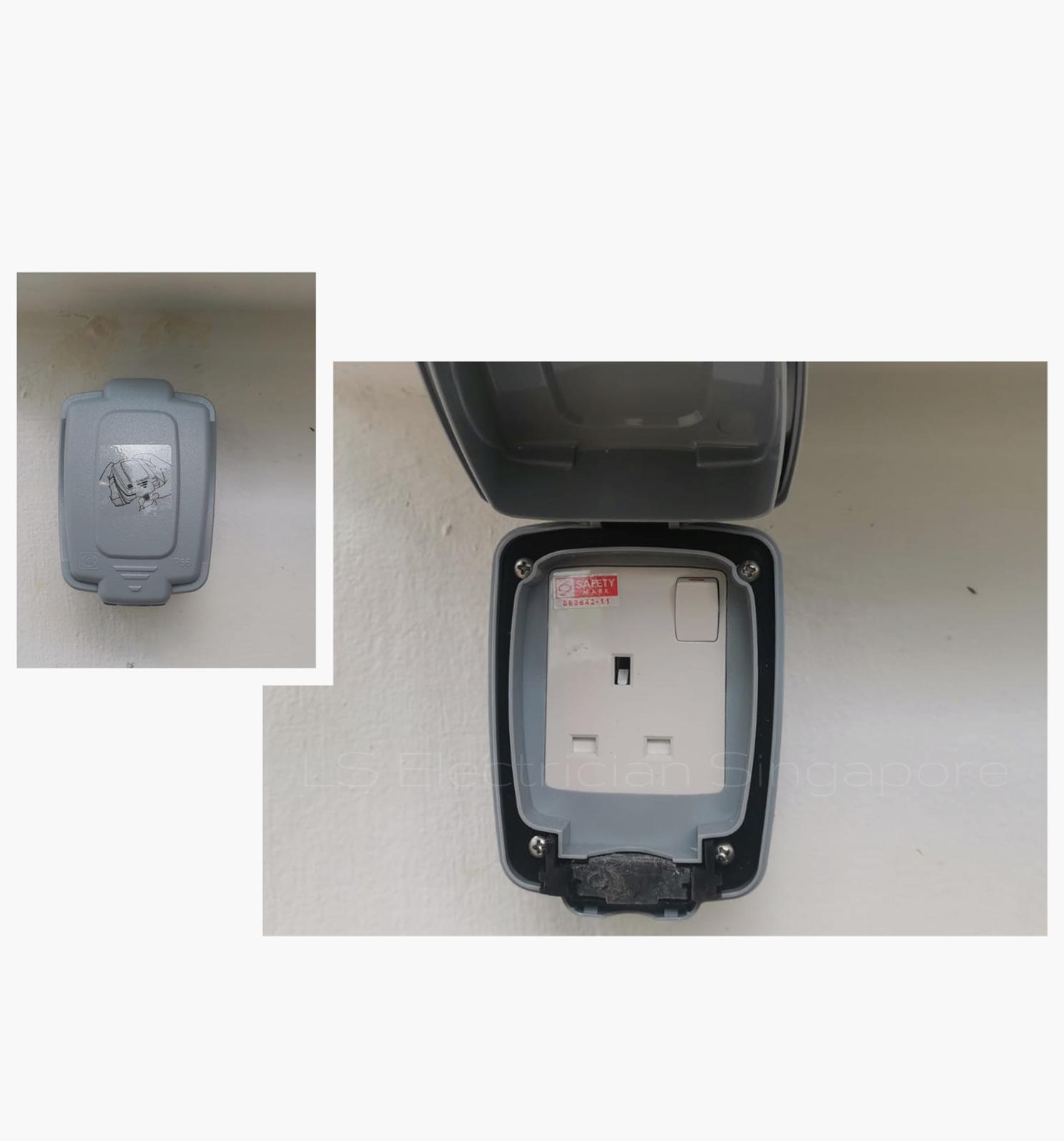 Supply And Install 13A Single Waterproof Power Socket Supply And Install 13A Single Waterproof Power Socket