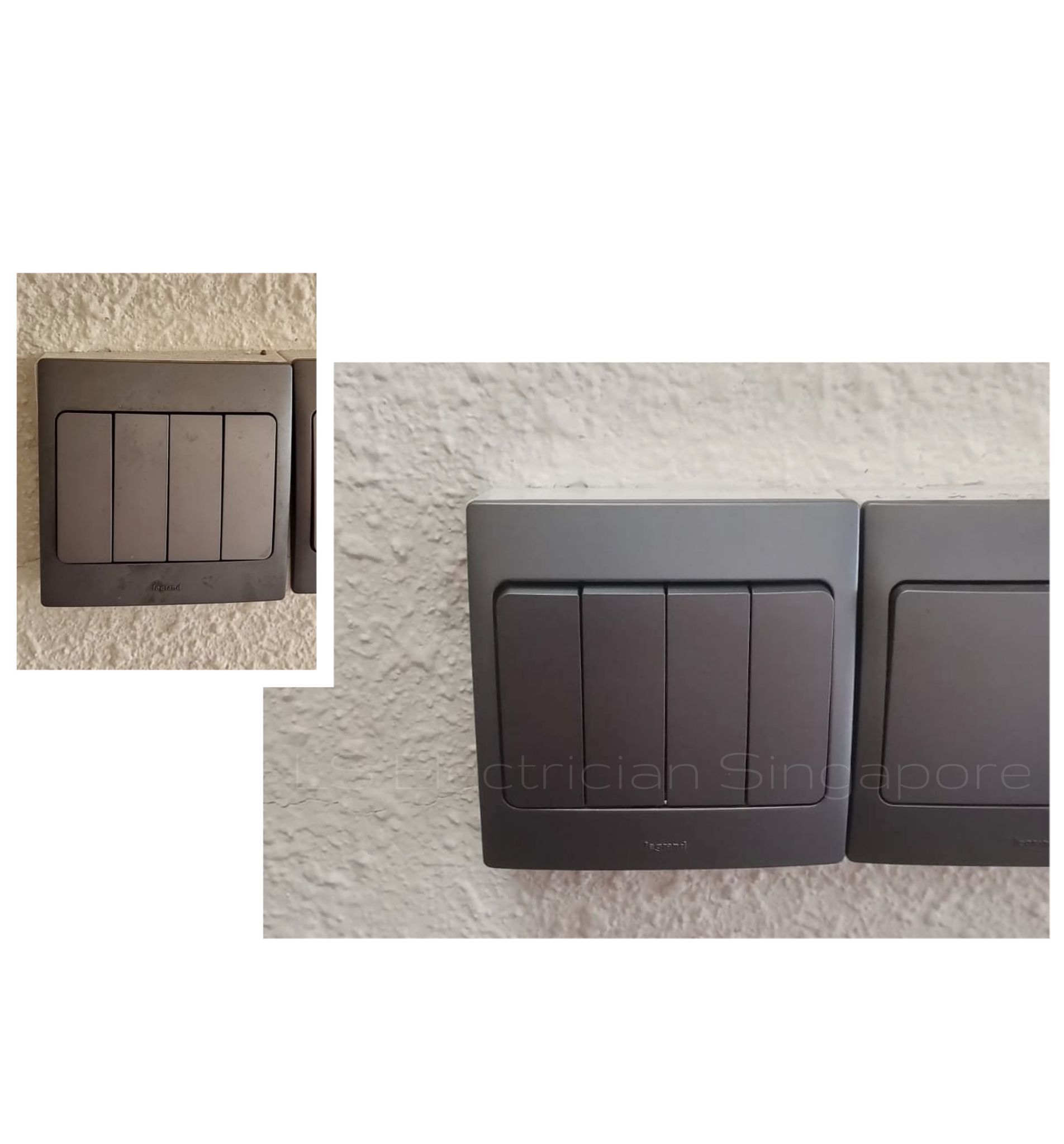 Supply And Replace 4 Gang Switch